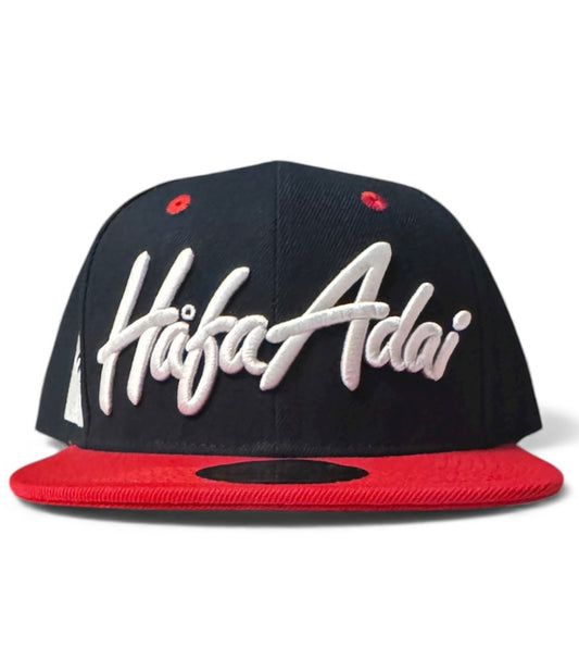 Håfa Adai Navy/Red Snapback