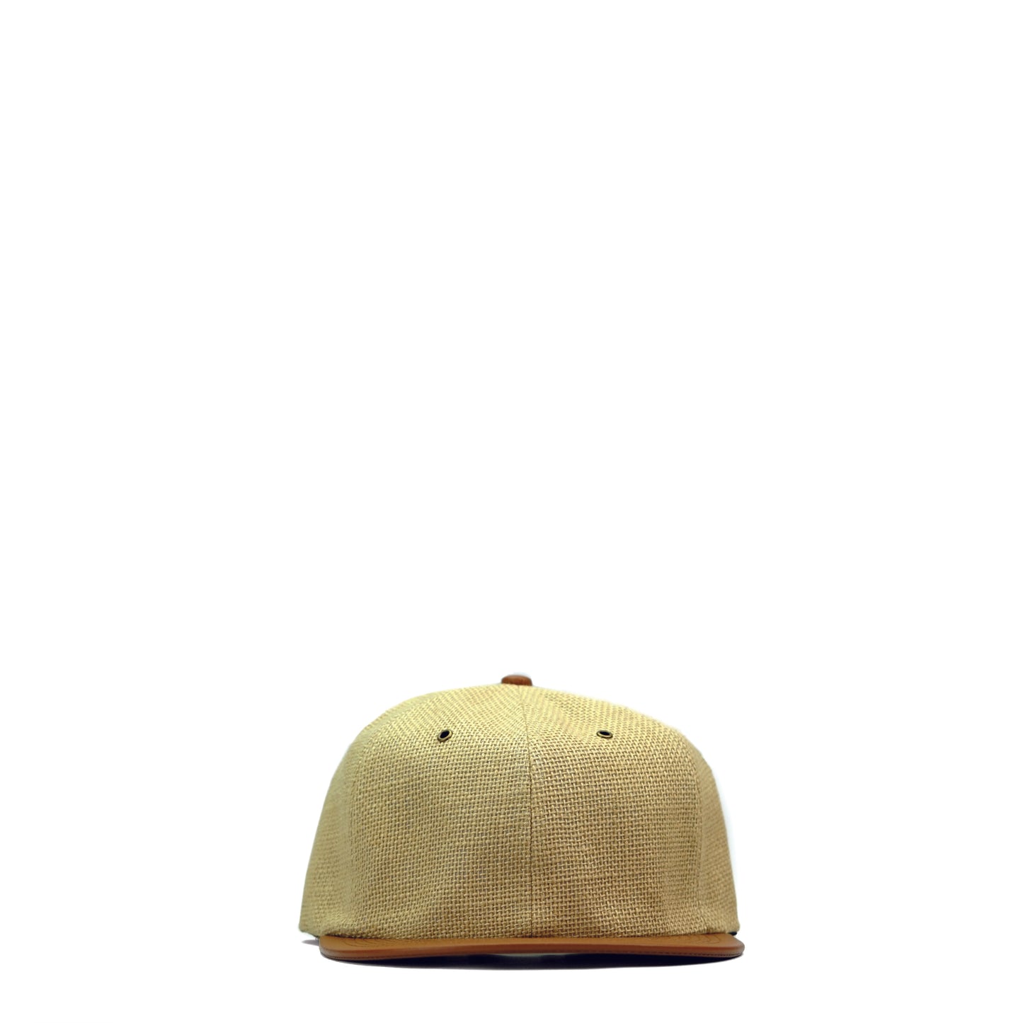 Burlap Strapback Hat